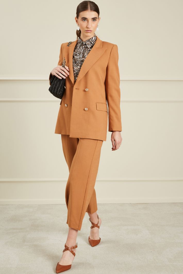 Pantaloni in viscosa - BISCOTTO - Fashion Market