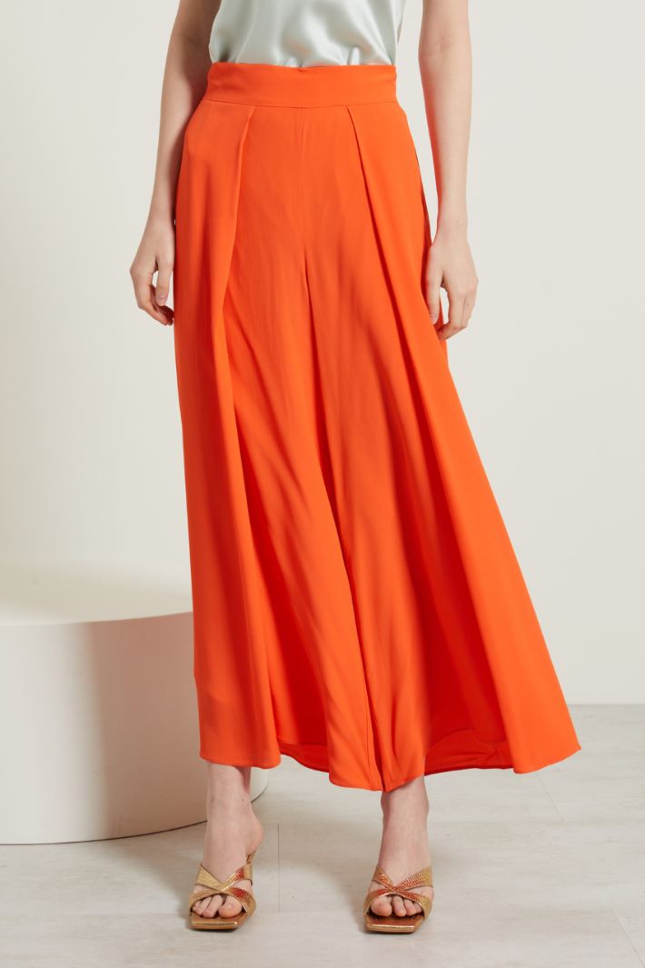 Pantaloni con pannelli - ARANCIONE - Fashion Market - 2