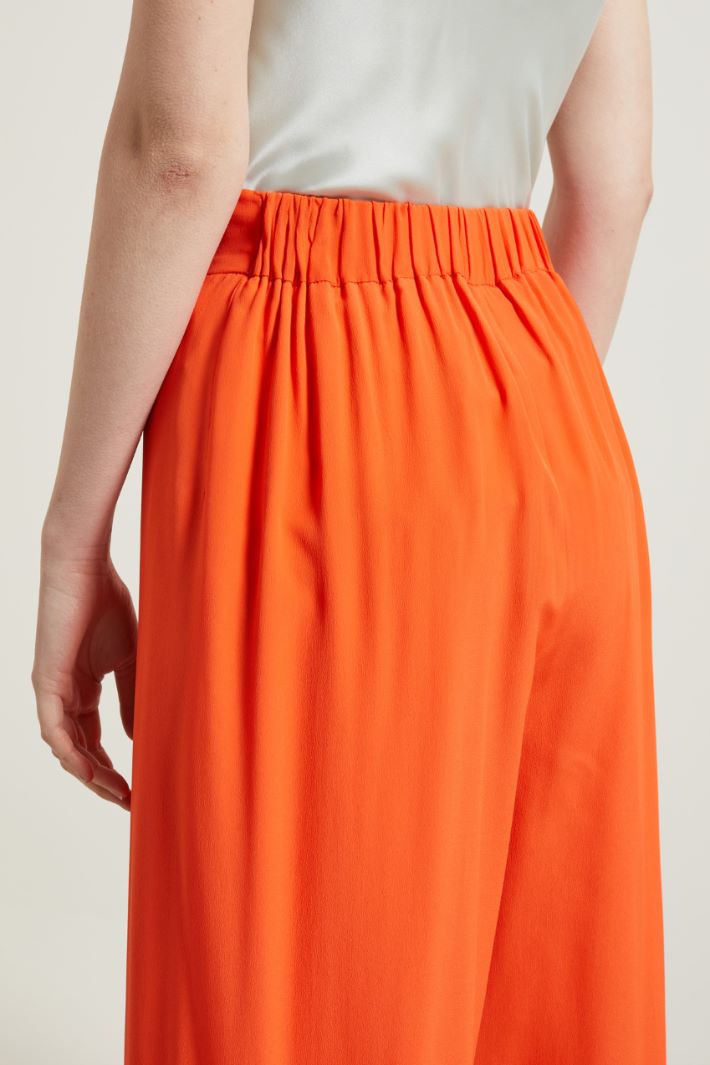 Pantaloni con pannelli - ARANCIONE - Fashion Market - 3