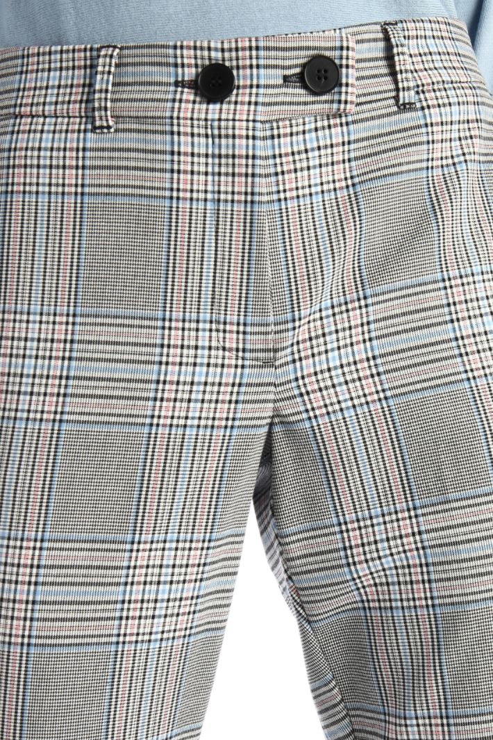 Pantaloni a sigaretta - NERO AZZURRO BIANCO - Fashion Market - 3