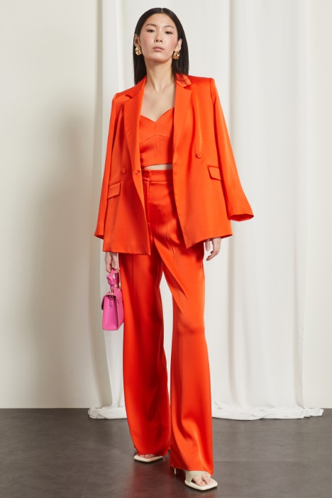 Pantaloni fluidi in raso Fashion Market