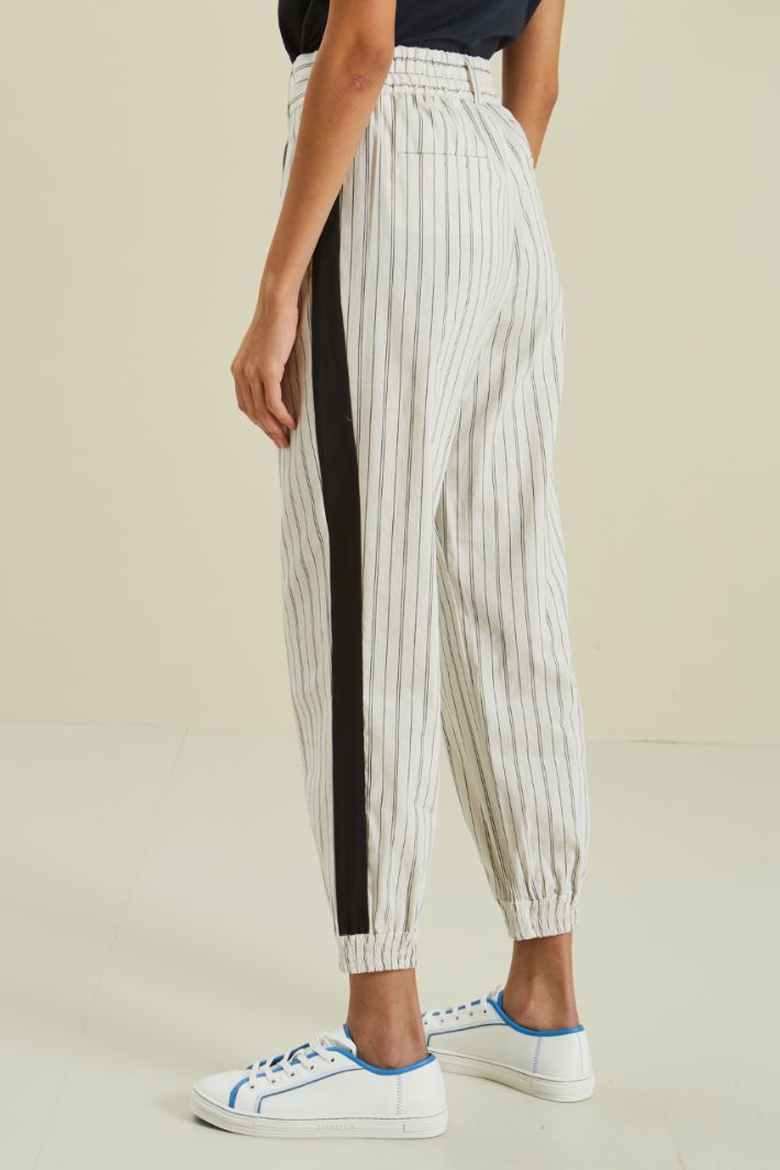 Pantaloni jogging - PANNA NERO - Fashion Market - 4