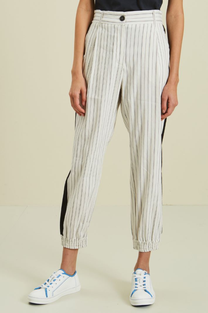 Pantaloni jogging - PANNA NERO - Fashion Market - 2
