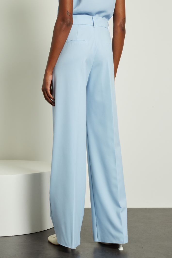 Pantaloni con piega stirata Fashion Market - 4