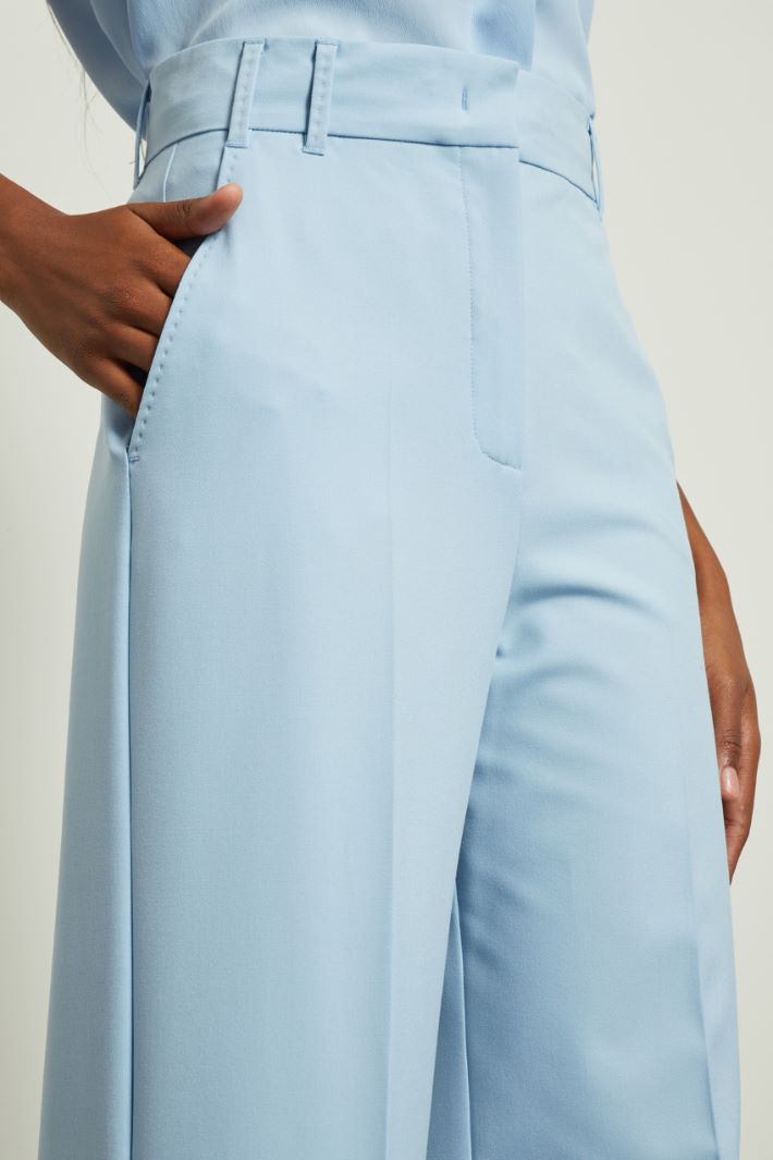 Pantaloni con piega stirata Fashion Market - 3
