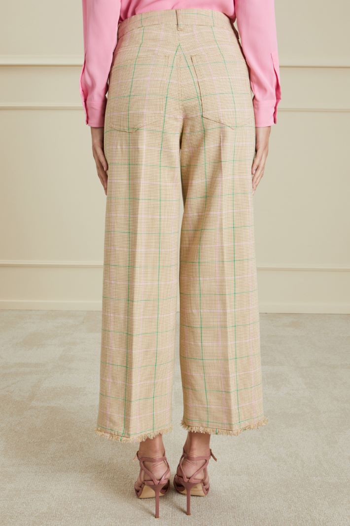 Pantaloni in stuoia - BEIGE - Fashion Market - 4