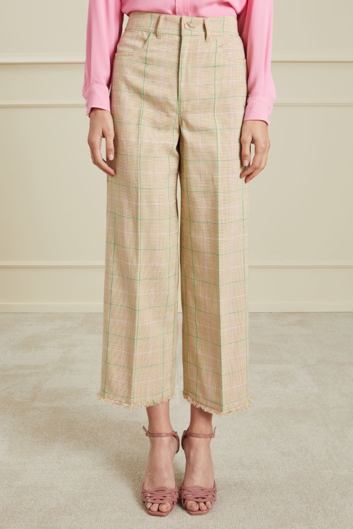 Pantaloni in stuoia - BEIGE - Fashion Market - 2