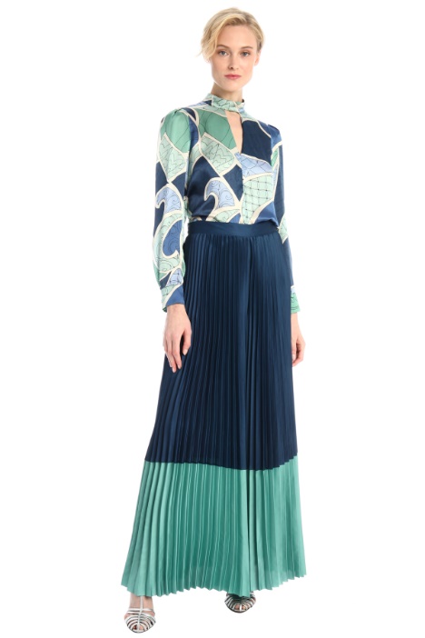 Pantaloni ampi plissé Fashion Market