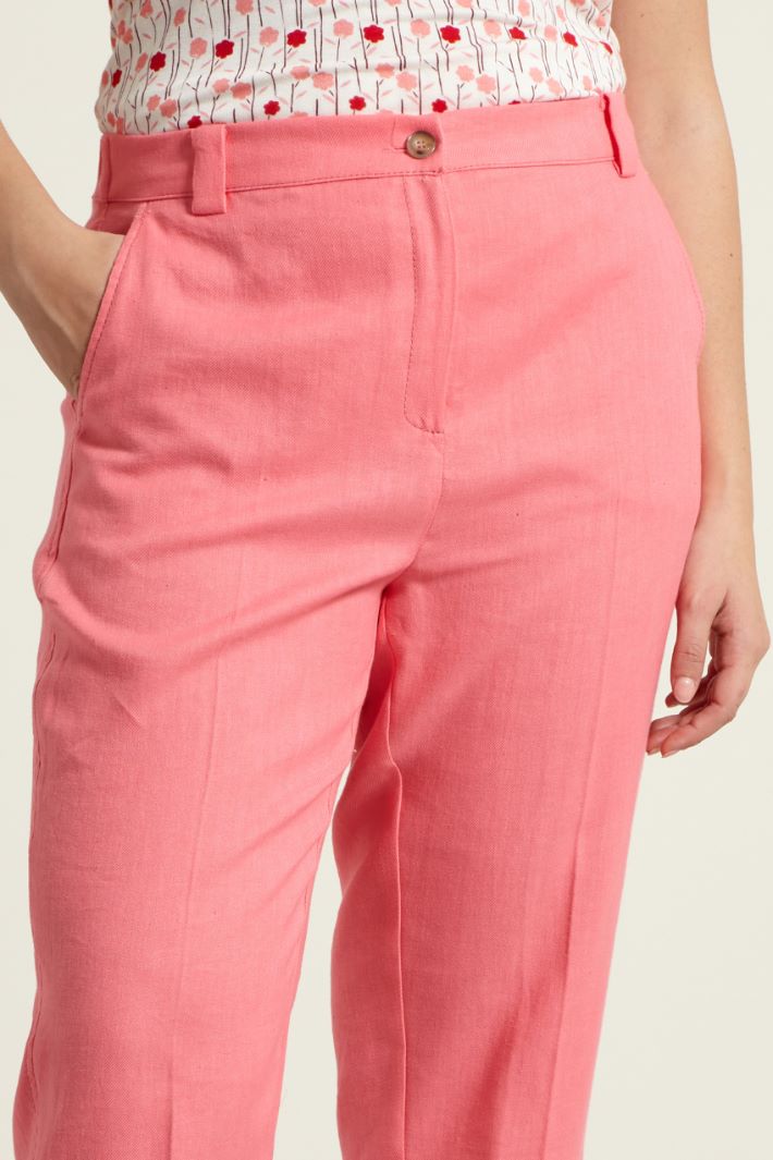 Pantaloni con risvolti Fashion Market - 3