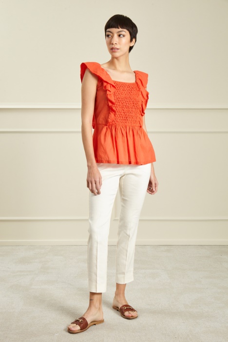 Top con volant Fashion Market