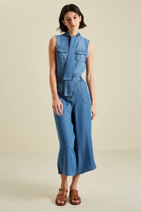 Pantaloni a effetto denim Fashion Market