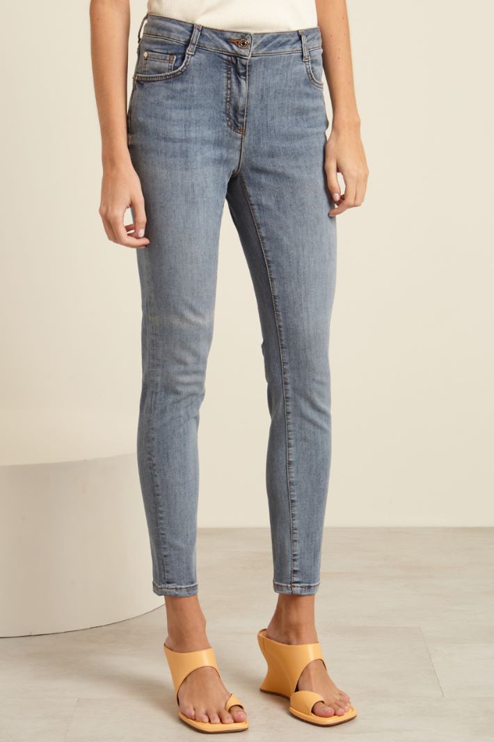 Jeans skinny con cinque tasche Fashion Market - 2