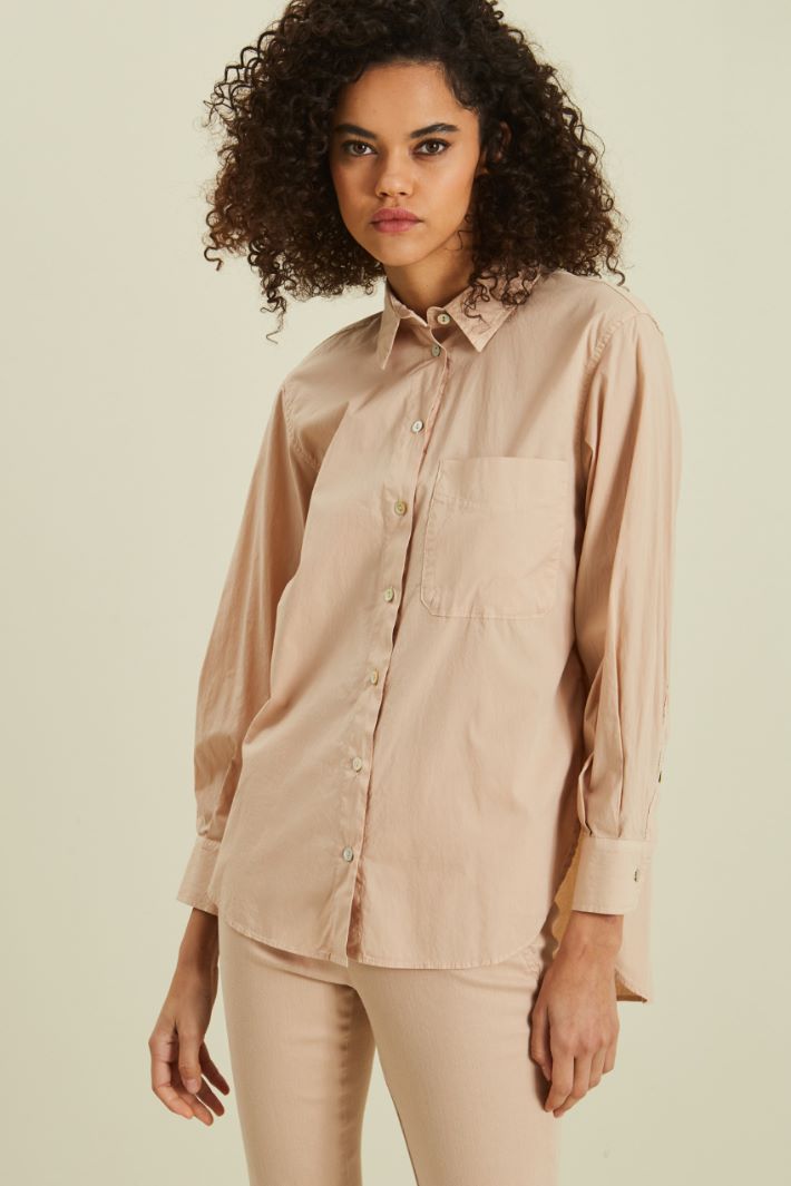 Camicia in popeline - NOCCIOLA - Fashion Market - 2