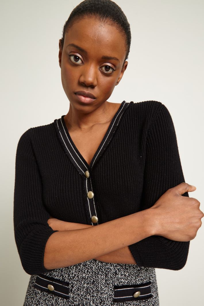 Abito corto in maglia Fashion Market - 3