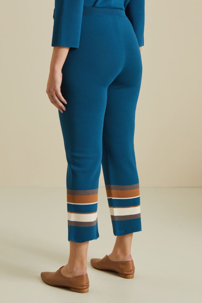 Pantaloni in maglia di viscosa Fashion Market - 4