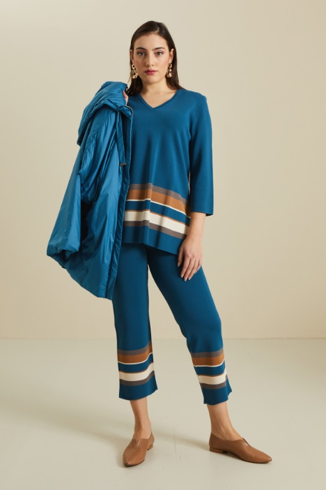 Pantaloni in maglia di viscosa Fashion Market