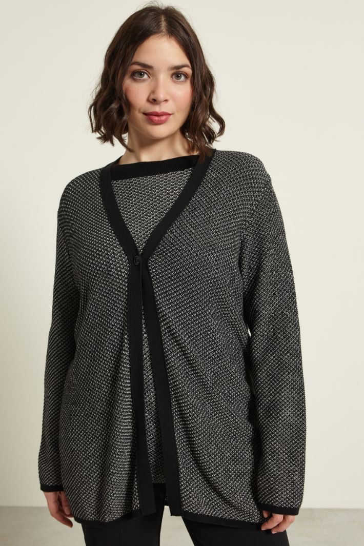 Cardigan lungo crépe Fashion Market - 2