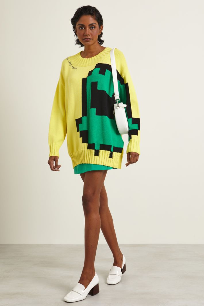 Maglia con intarsio  Fashion Market