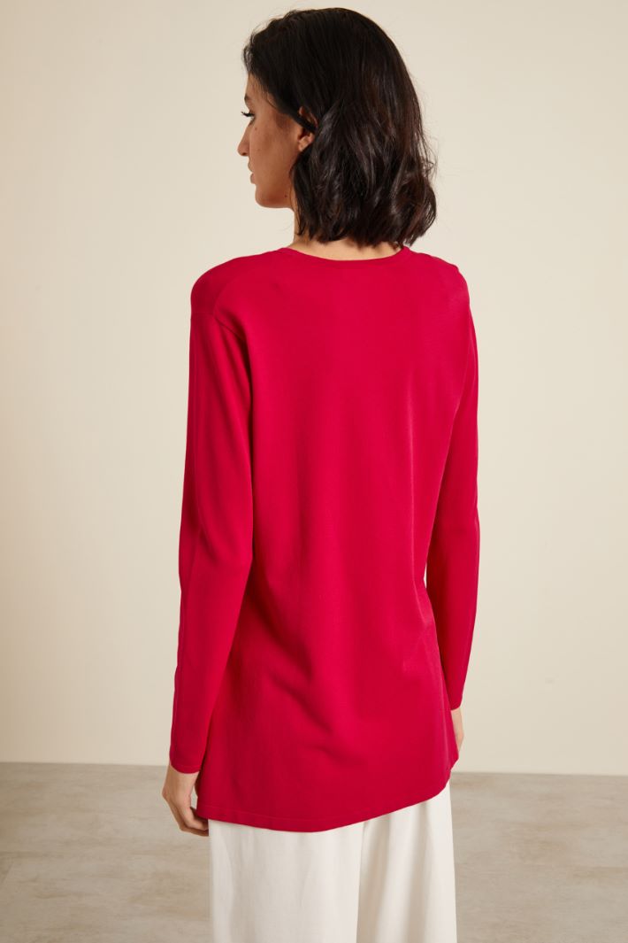 Maglia con spacchi laterali Fashion Market - 4