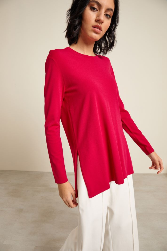 Maglia con spacchi laterali Fashion Market - 3
