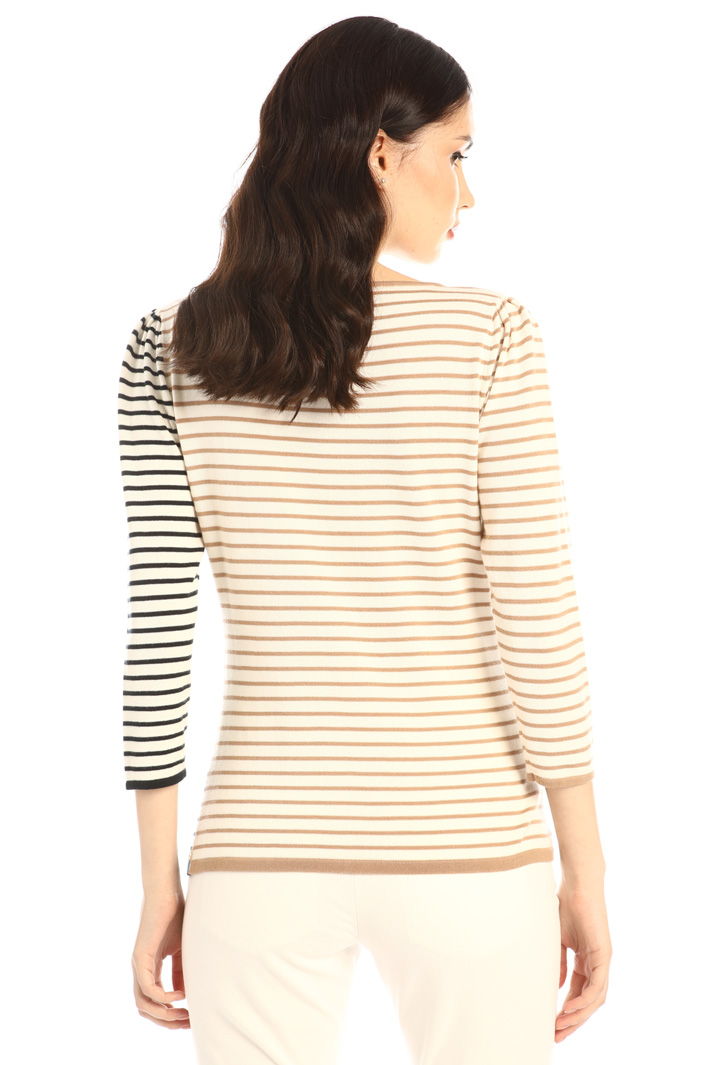Maglia in cotone con volant Fashion Market - 5