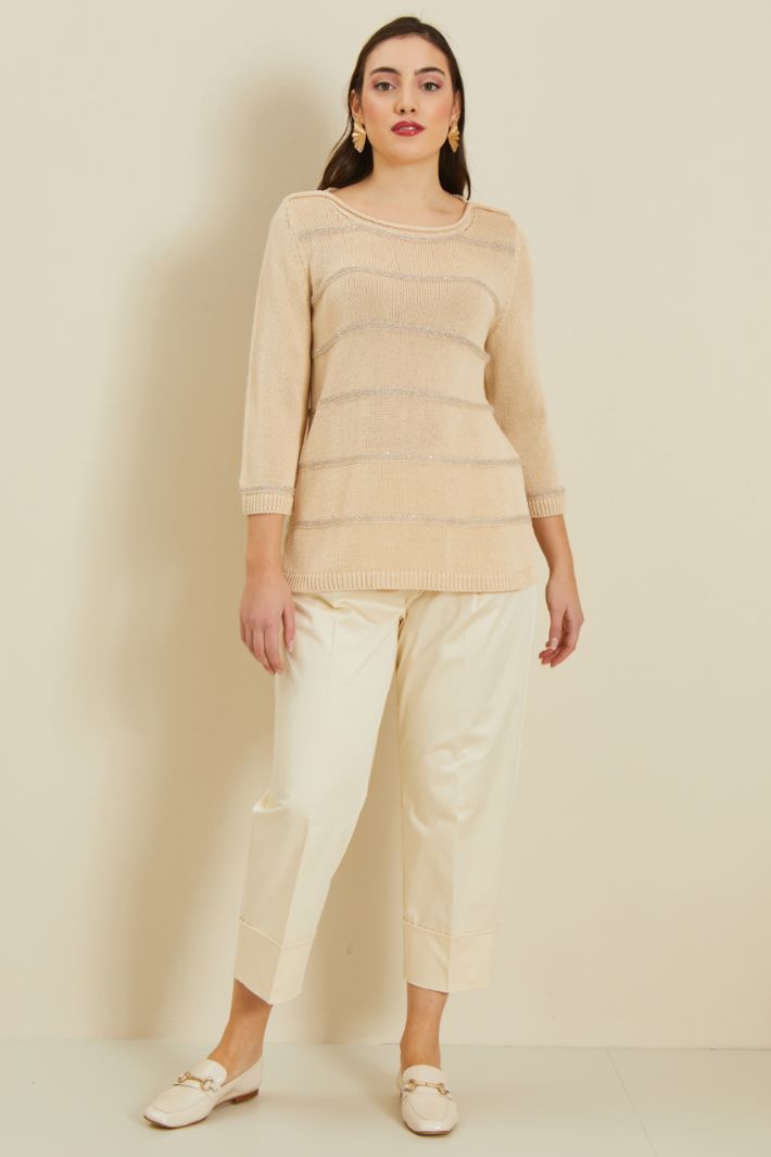 Maglia con micro paillettes Fashion Market