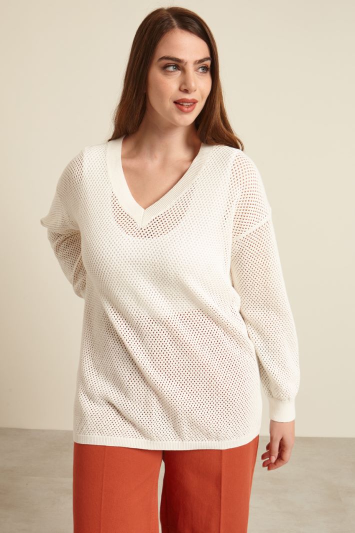 Maglia traforata Fashion Market - 2