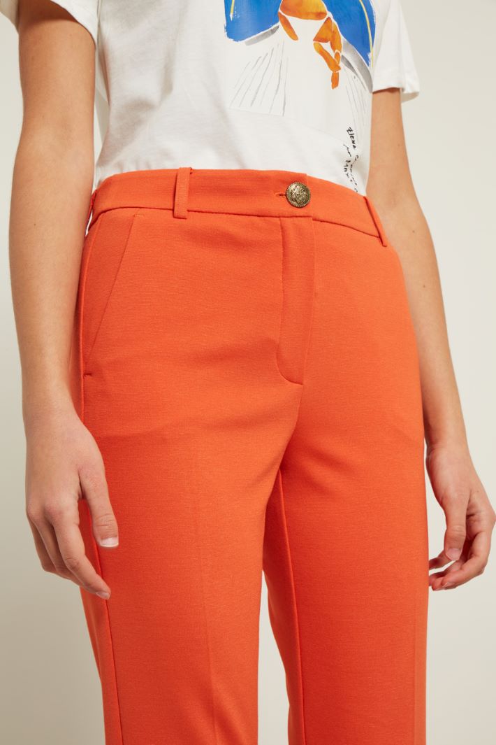 Pantaloni con piega stirata Fashion Market - 3