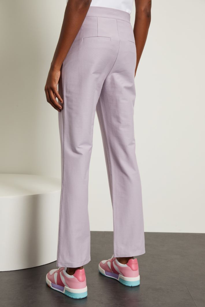 Pantaloni in jersey diagonale Fashion Market - 4