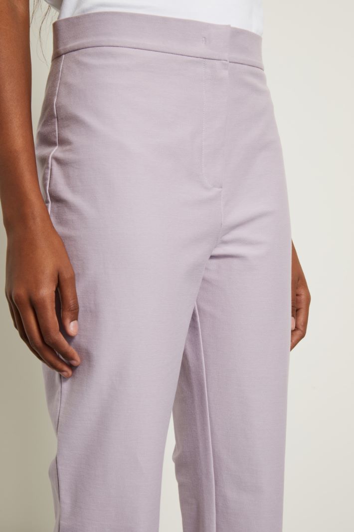 Pantaloni in jersey diagonale Fashion Market - 3