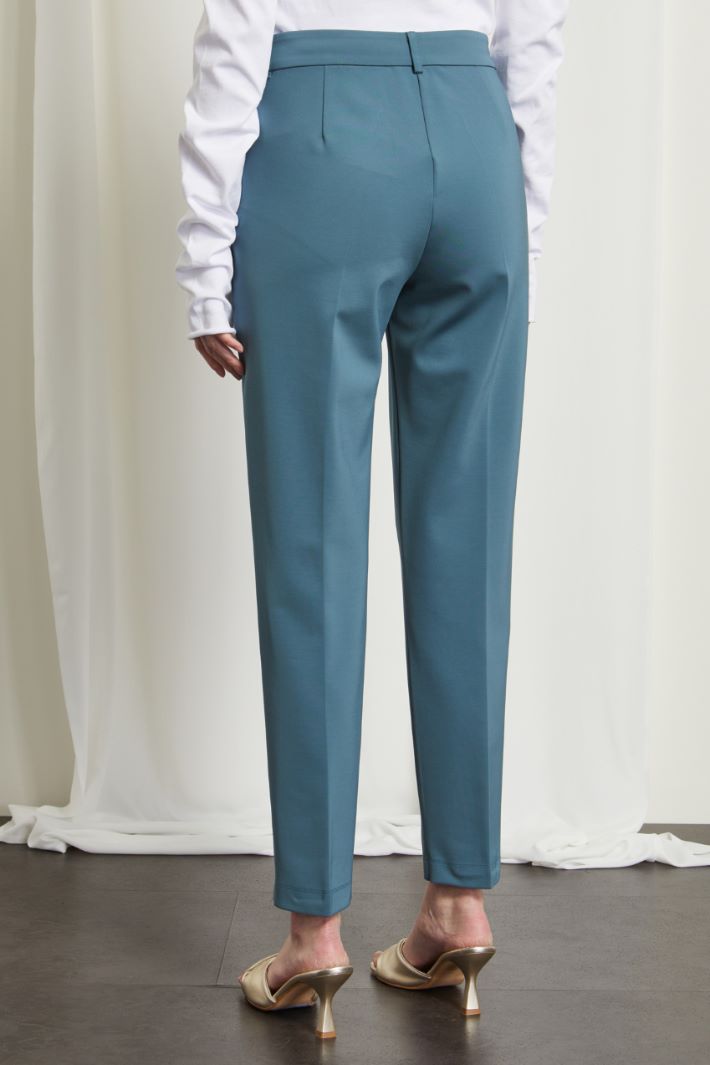 Pantaloni carrot in jersey Fashion Market - 4