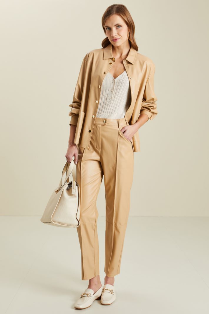 Pantaloni in similpelle Fashion Market
