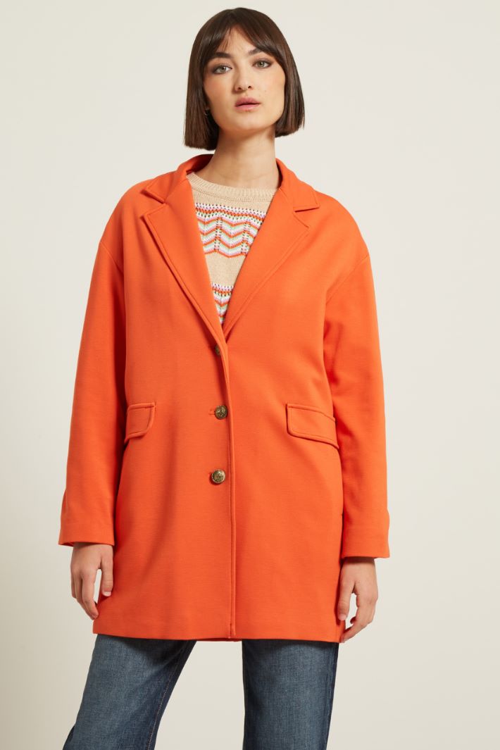 Cappotto morbido in jersey Fashion Market - 2