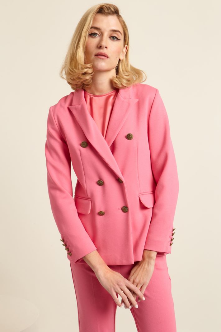 Blazer con bottoni in metallo Fashion Market - 2
