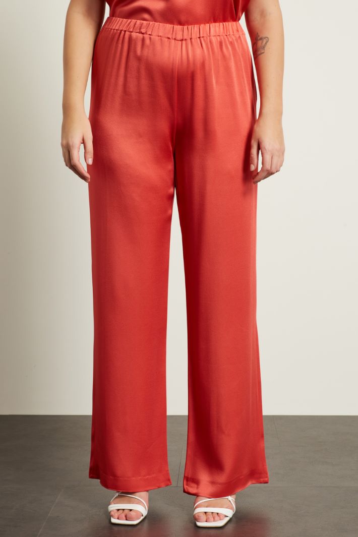 Pantaloni in raso Fashion Market - 2