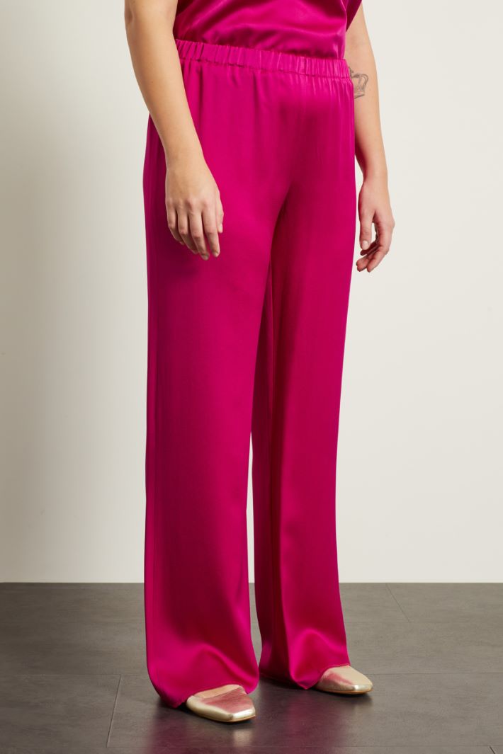 Pantaloni in raso Fashion Market - 2