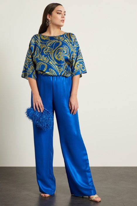 Pantaloni a palazzo laminati Fashion Market