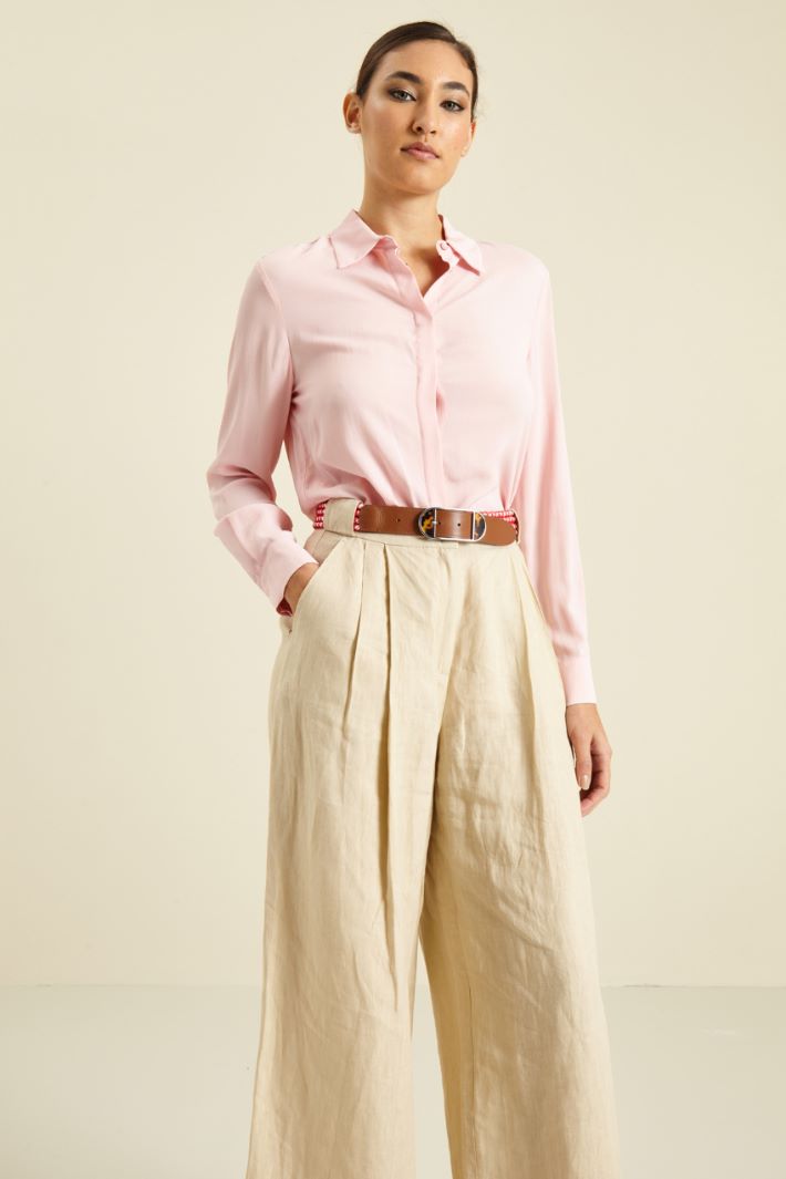 Cintura in corda e rafia - ROSA ROSSO MARRONE - Fashion Market - 3
