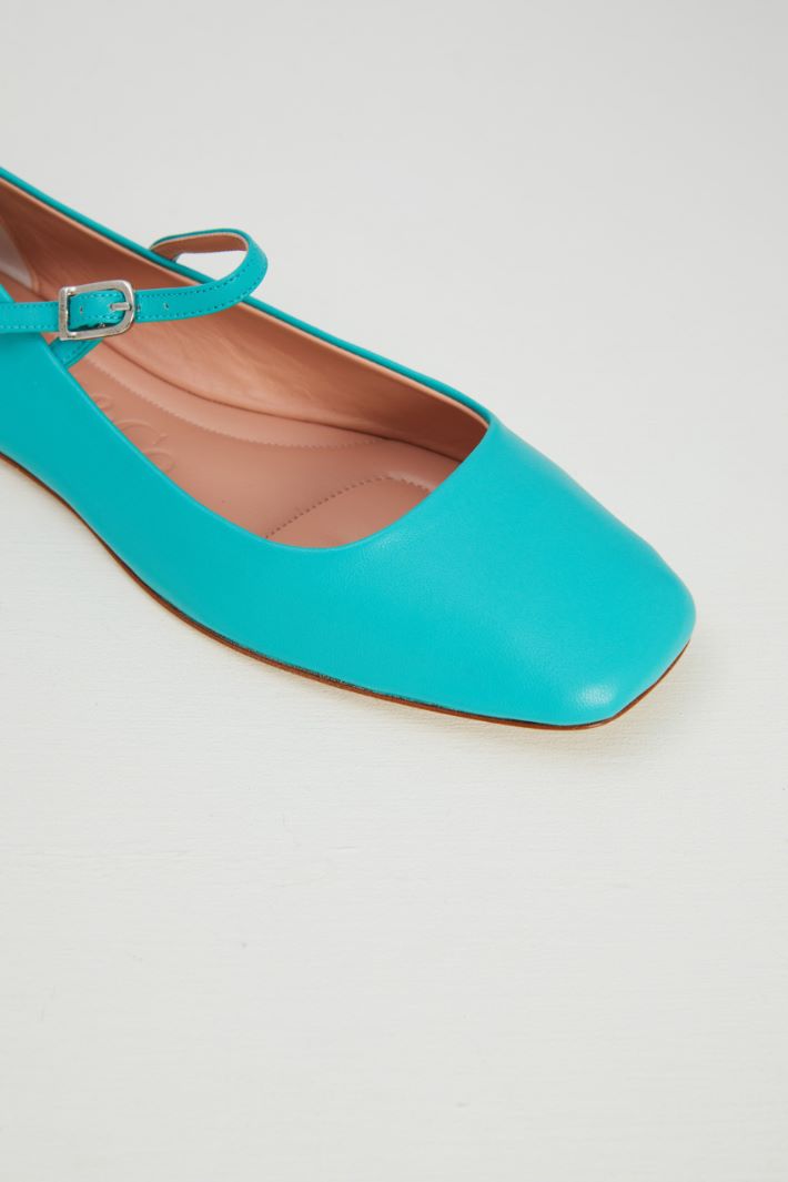 Ballerine con cinturino - TURCHESE - Fashion Market - 4