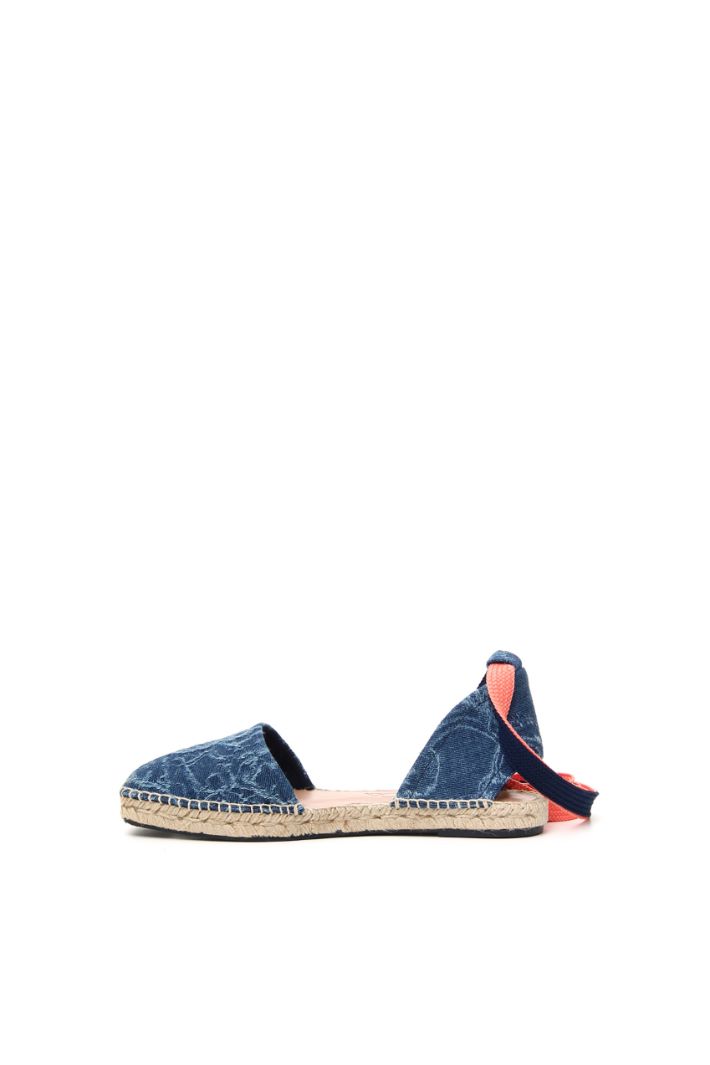Espadrillas in denim jacquard - BLU DENIM - Fashion Market - 3
