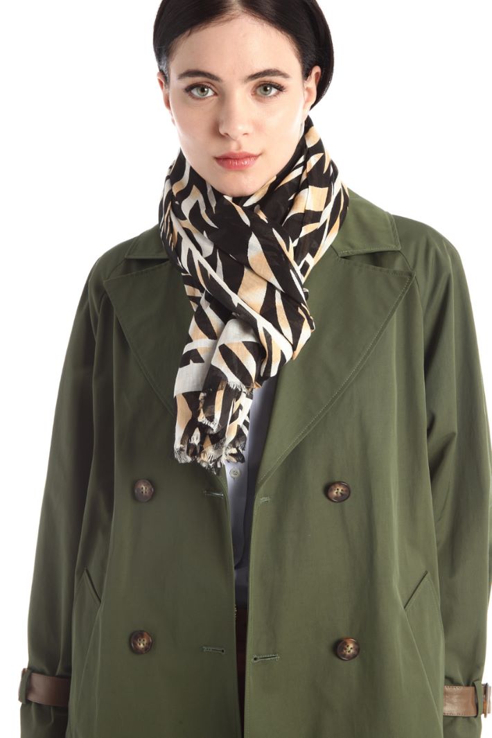 Stola in cotone a fantasia Fashion Market