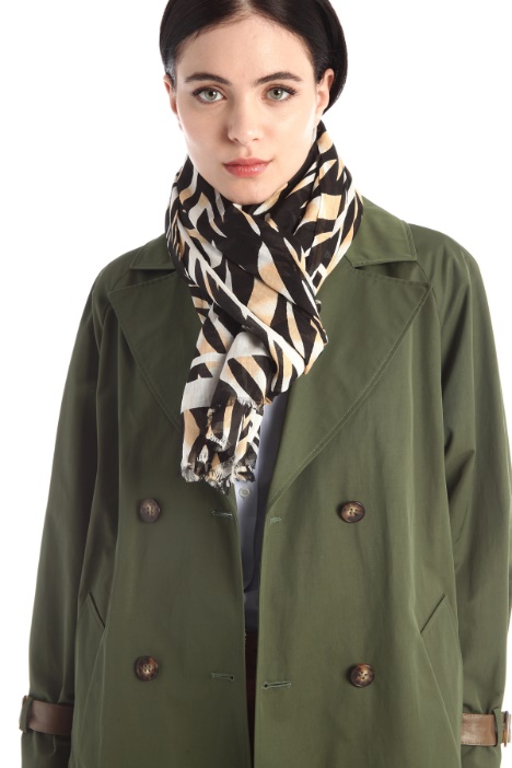 Stola in cotone a fantasia Fashion Market