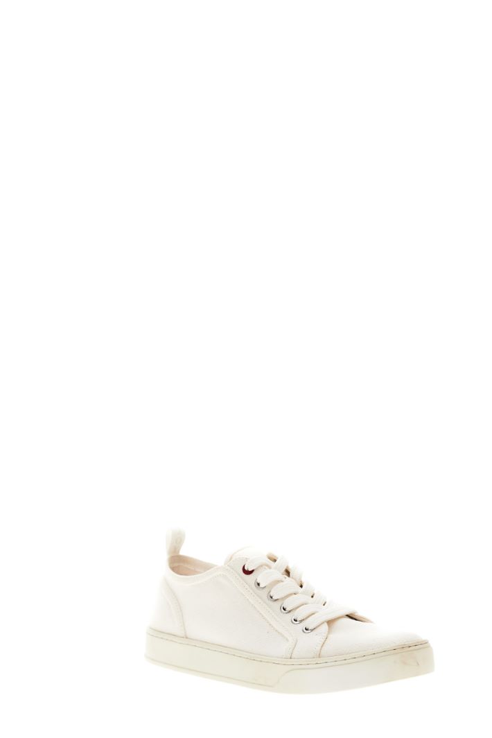 Sneakers in tela di cotone - BIANCO - Fashion Market - 2