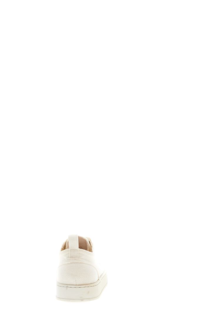 Sneakers in tela di cotone - BIANCO - Fashion Market - 4