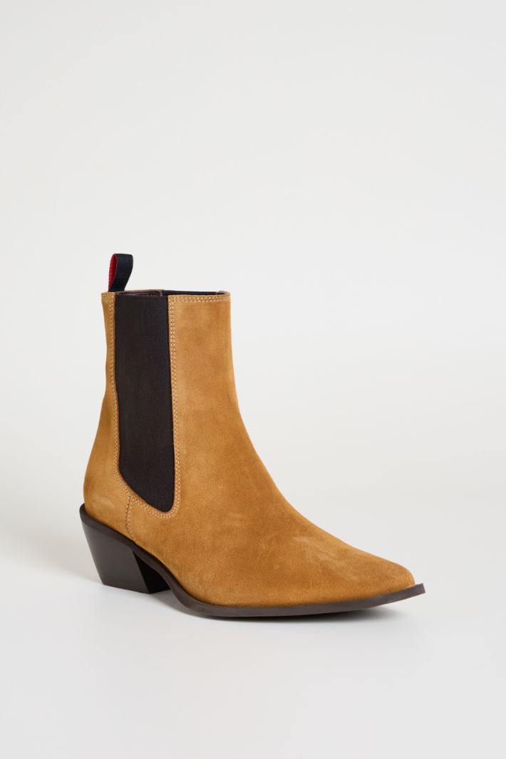 Stivaletti in pelle - CAMMELLO - Fashion Market - 2