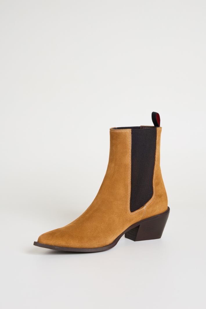 Stivaletti in pelle - CAMMELLO - Fashion Market - 3