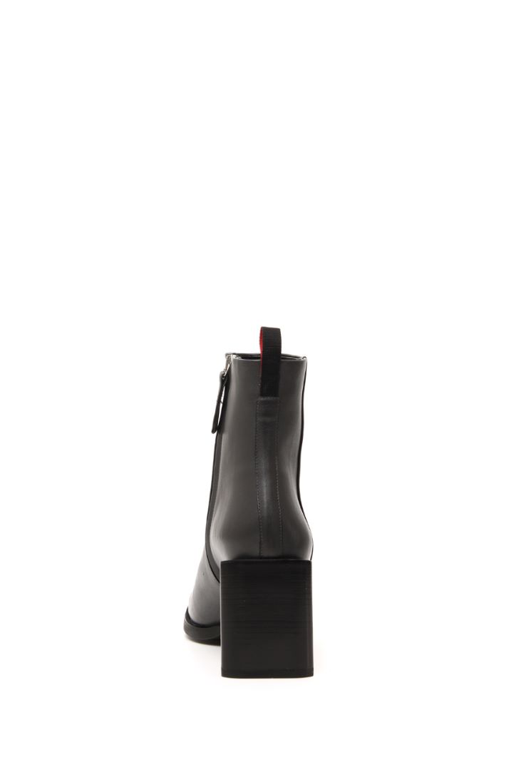 Stivaletti in pelle laminata - ANTRACITE - Fashion Market - 4