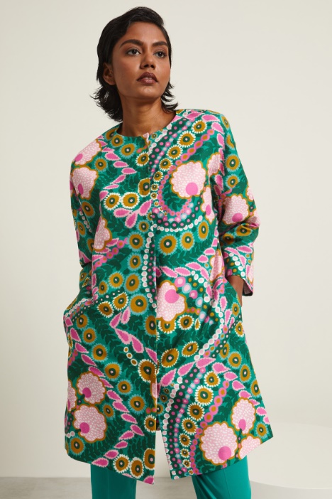 Spolverino con spacchi laterali Fashion Market