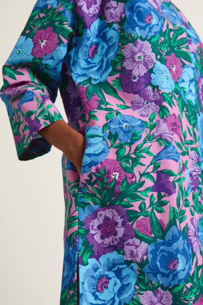 Spolverino con spacchi laterali - BLUETTE VIOLA VERDE - Fashion Market - 2