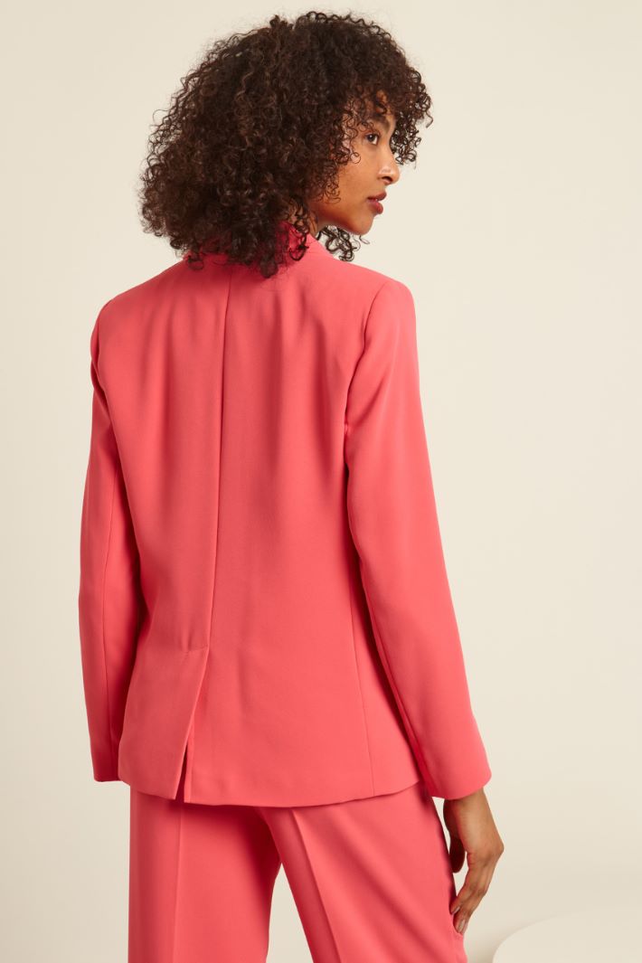 Blazer con bottoni rivestiti Fashion Market - 4
